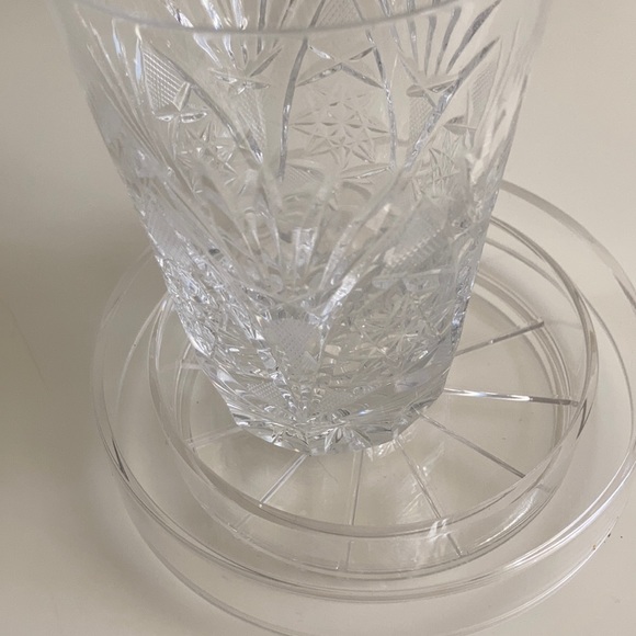 Clear acrylic coasters set of 6 - Picture 3 of 3